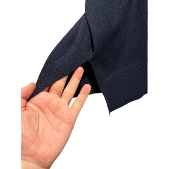 Splendid Veronica navy blue short sleeve sweater size S - Picture 6 of 8